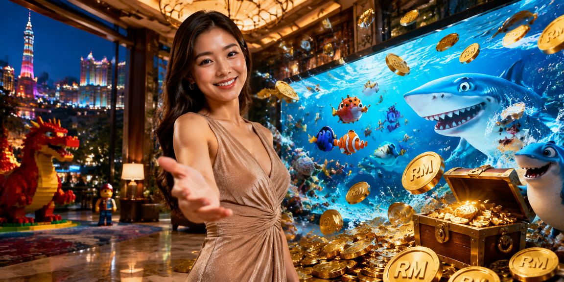 Pemain Malaysia menikmati permainan memancing digital dalam talian dengan suasana santai dan moden